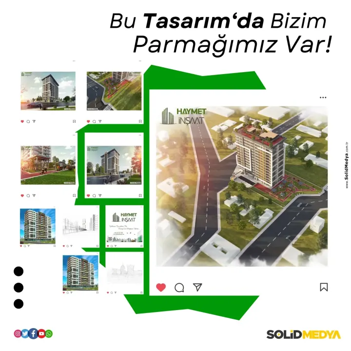 Haymetinsaat — Grafik Tasarım Projesi | Solid Medya