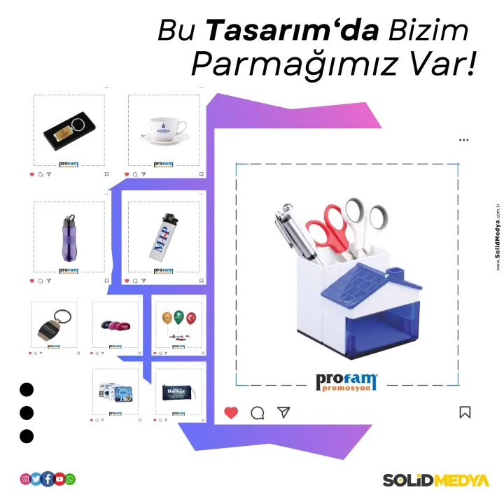 Profampromosyon — Grafik Tasarım Projesi | Solid Medya