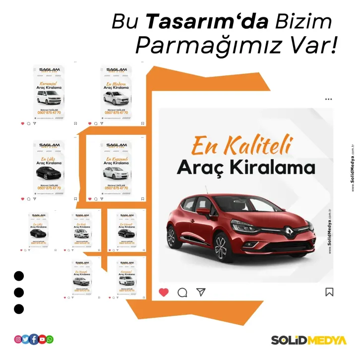 Saglamotokiralama — Grafik Tasarım Projesi | Solid Medya