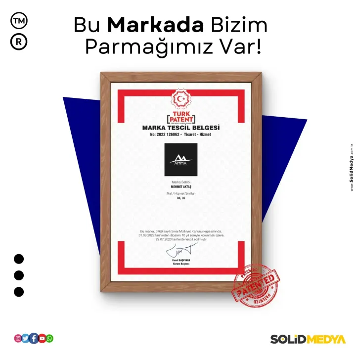Amma — Marka Tescil Projesi | Solid Medya
