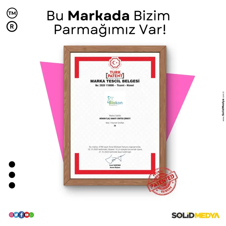 Biokon — Marka Tescil Projesi | Solid Medya