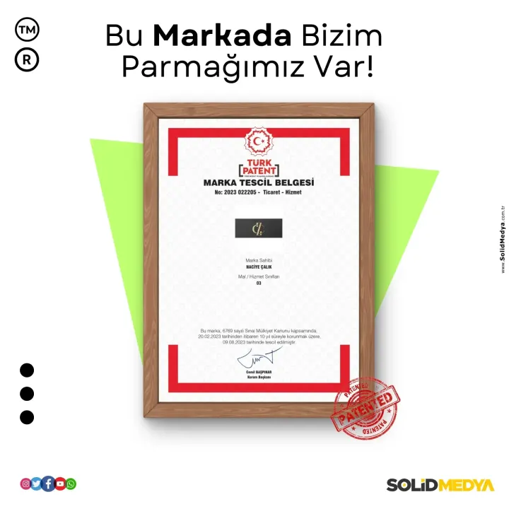 Cc7 — Marka Tescil Projesi | Solid Medya
