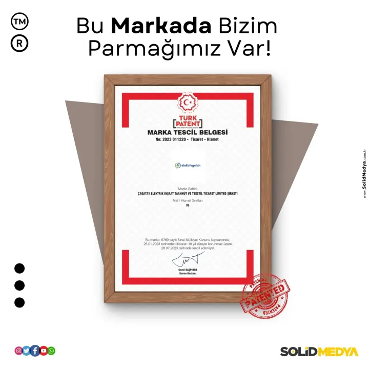 Elektrikgelsin — Marka Tescil Projesi | Solid Medya