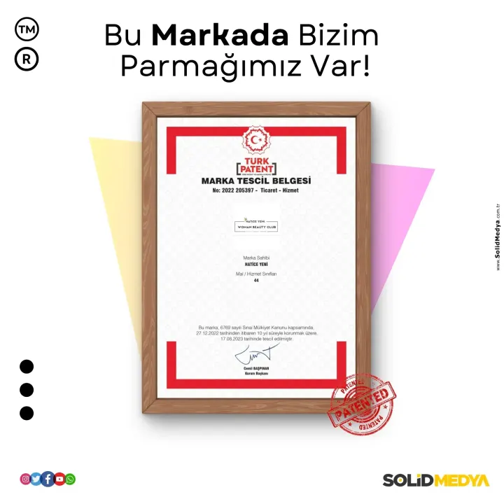 Haticeyeniwomanbeautyclub — Marka Tescil Projesi | Solid Medya