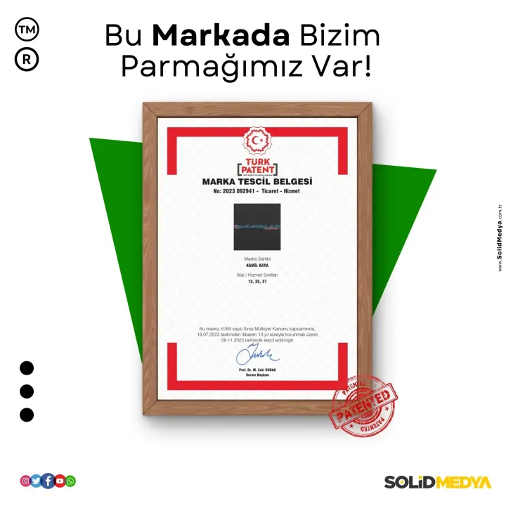 Kayalar — Marka Tescil Projesi | Solid Medya