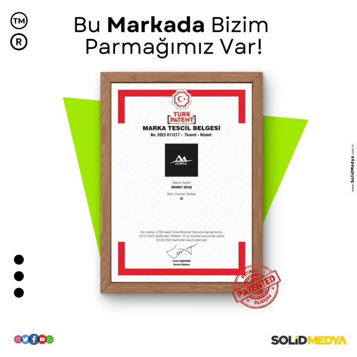 Mehmetaktas — Marka Tescil Projesi | Solid Medya
