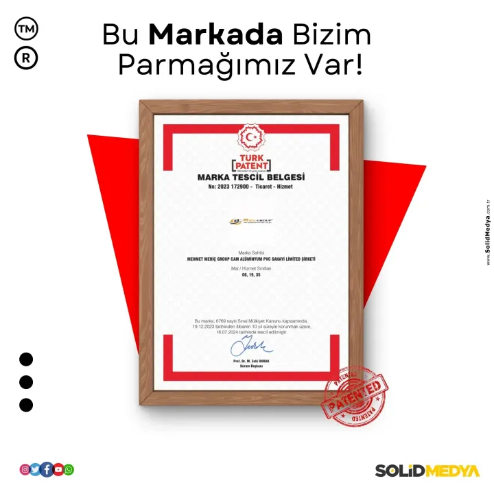 Mericgroup — Marka Tescil Projesi | Solid Medya