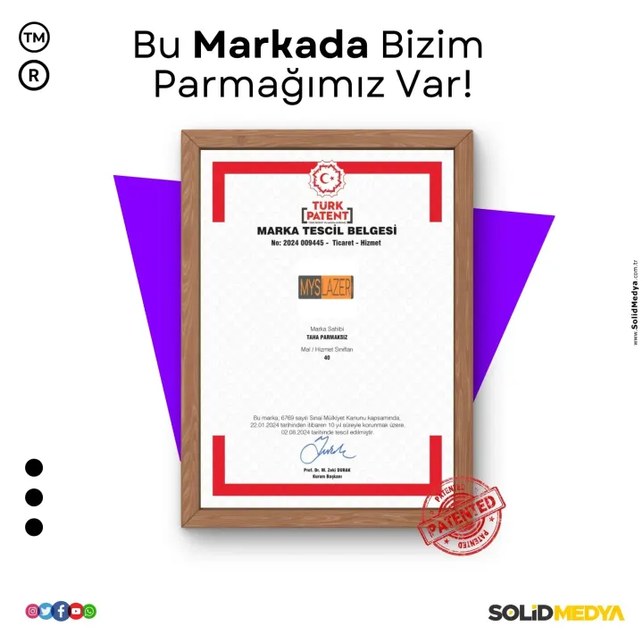 Myslazer — Marka Tescil Projesi | Solid Medya
