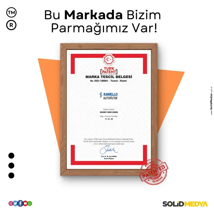 Rawlloautofilter — Marka Tescil Projesi | Solid Medya