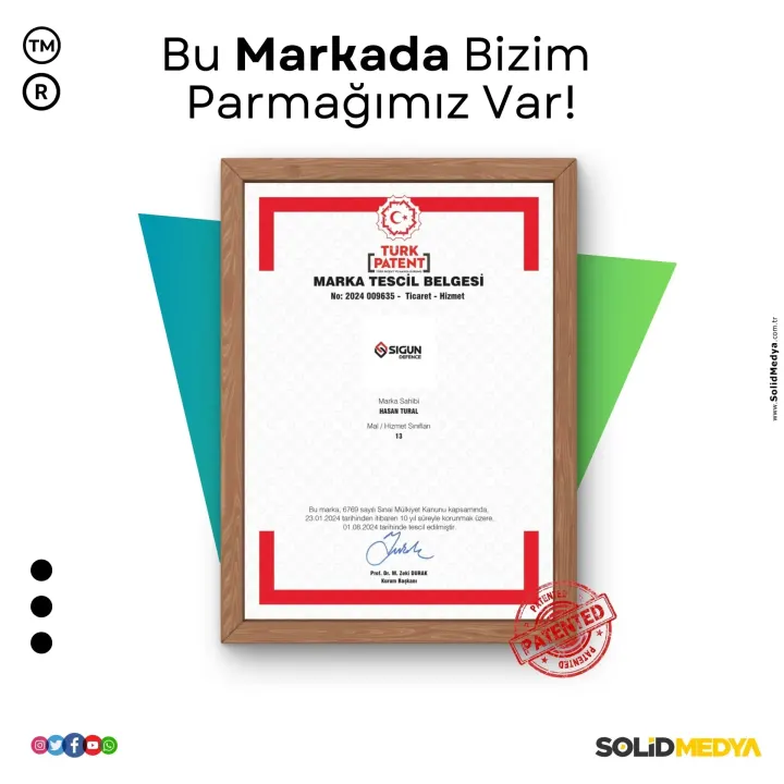 Sigundefence — Marka Tescil Projesi | Solid Medya
