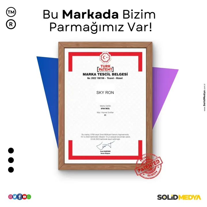 Skyron — Marka Tescil Projesi | Solid Medya