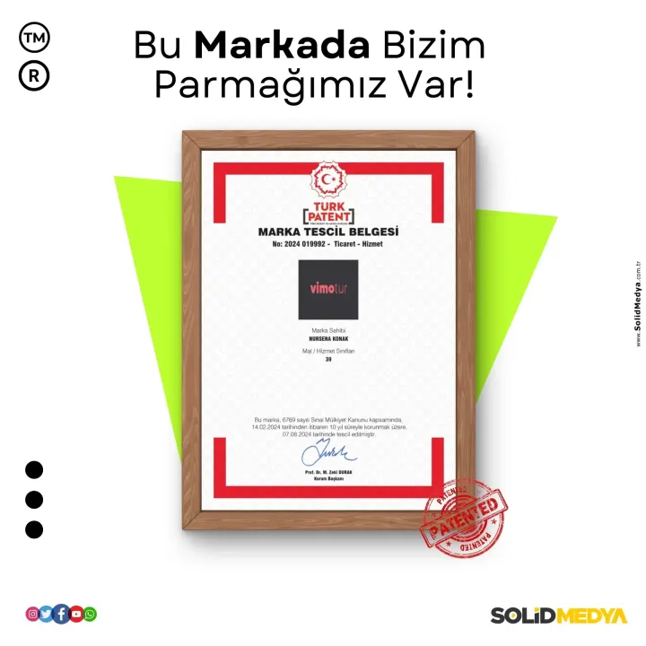 Vimotur — Marka Tescil Projesi | Solid Medya