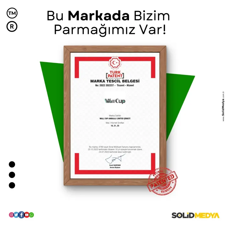 Wallcup — Marka Tescil Projesi | Solid Medya