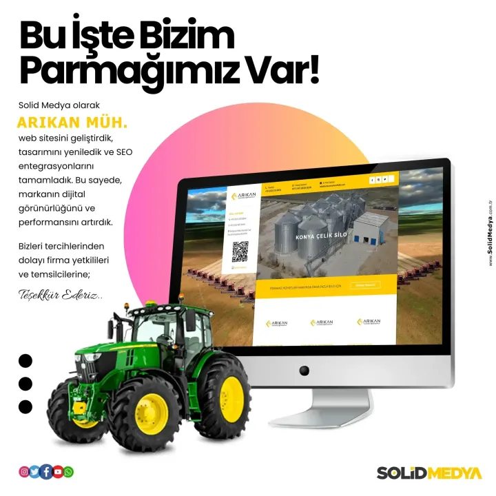 Arikanmuhendislik — Web Tasarım Projesi | Solid Medya