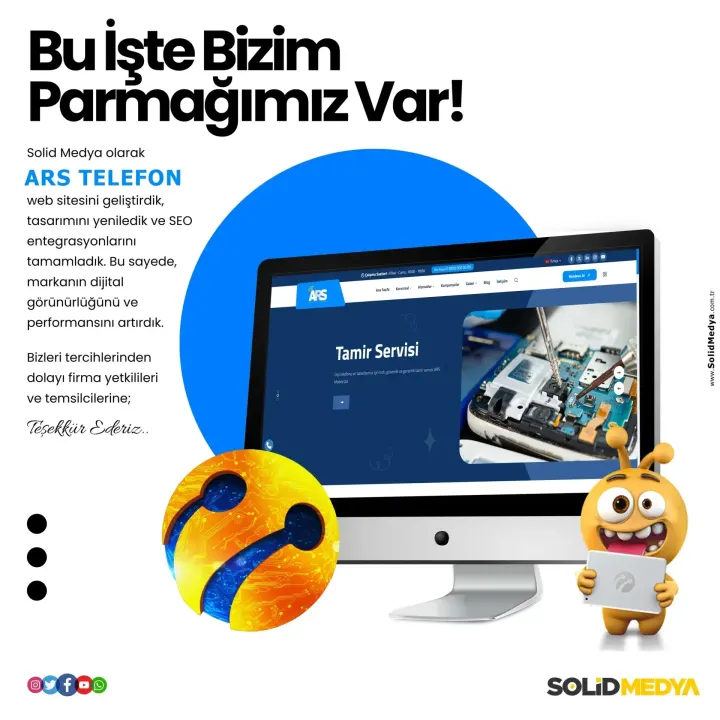 Arstelefon — Web Tasarım Projesi | Solid Medya