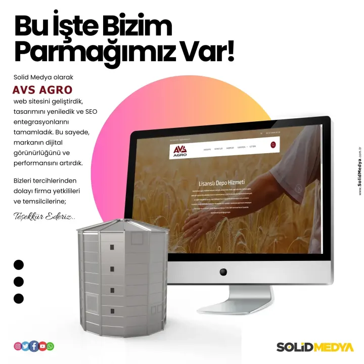 Avsagro — Web Tasarım Projesi | Solid Medya