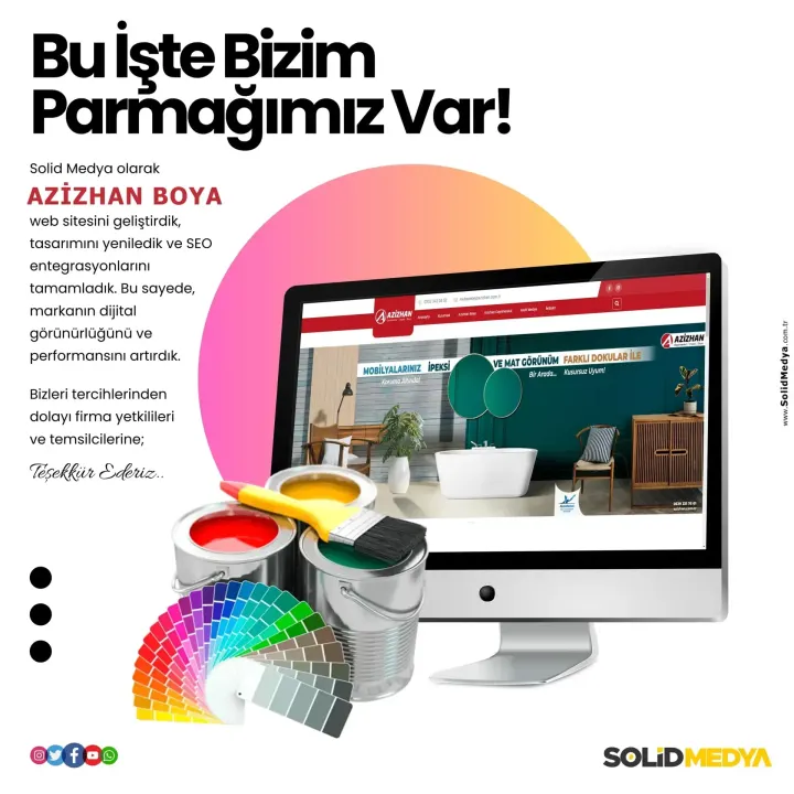 Azizhanboya — Web Tasarım Projesi | Solid Medya