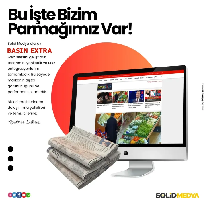 Basinexrtra — Web Tasarım Projesi | Solid Medya