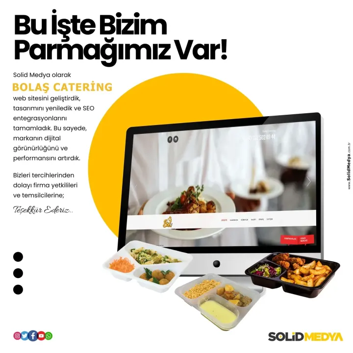Bolascatering — Web Tasarım Projesi | Solid Medya