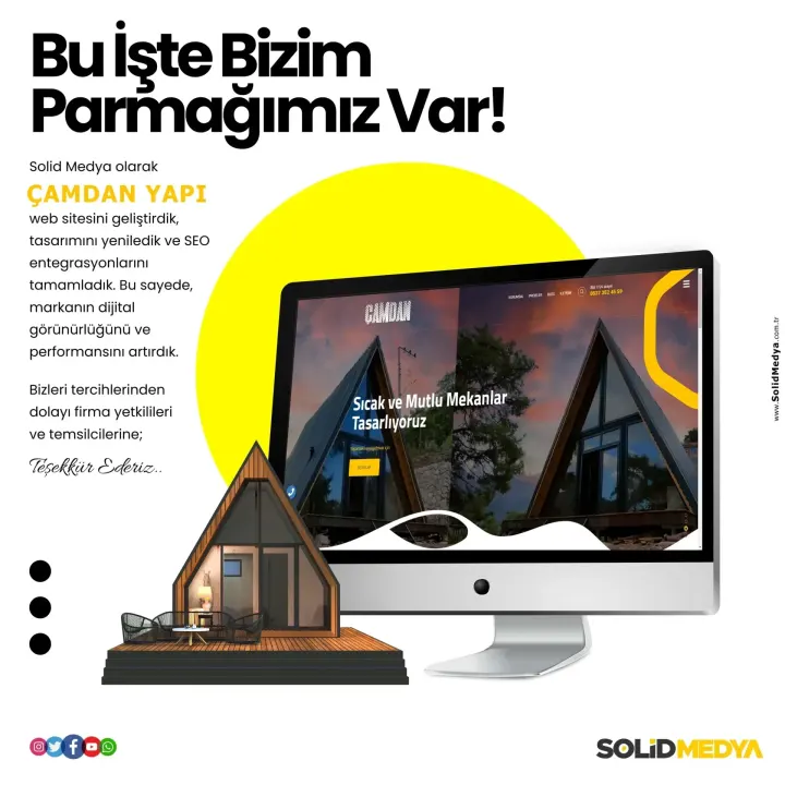Camdanahsapev — Kurumsal Numara Projesi | Solid Medya