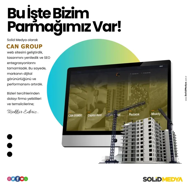 Cangroup — Web Tasarım Projesi | Solid Medya