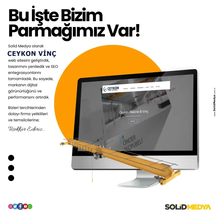 Ceykonmakine — Harita Projesi | Solid Medya