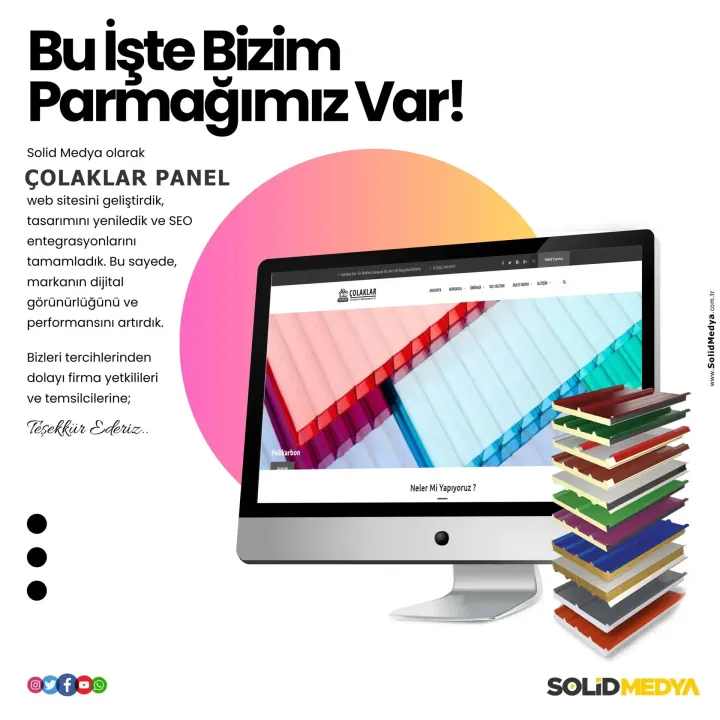 Colaklarpanel — Web Tasarım Projesi | Solid Medya