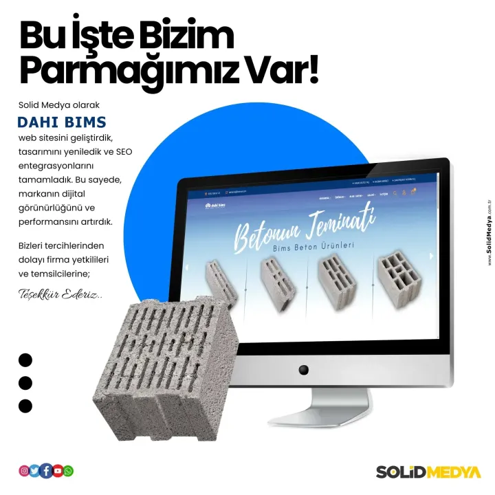 Dahibims 2 — Web Tasarım Projesi | Solid Medya