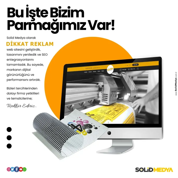 Dikkatreklam — Web Tasarım Projesi | Solid Medya