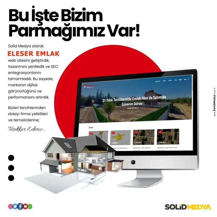 Eleseremlak — Web Tasarım Projesi | Solid Medya