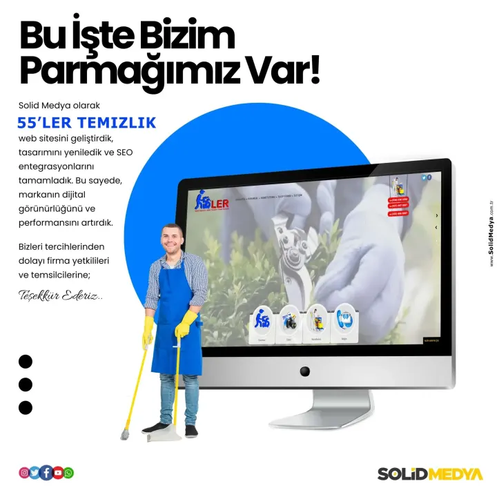 Ellibeslertemizlik — Web Tasarım Projesi | Solid Medya