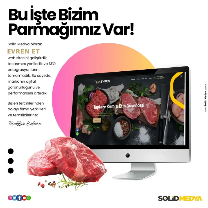 Evrenet — Web Tasarım Projesi | Solid Medya