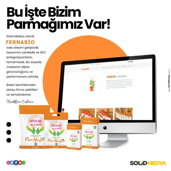 Fernabiogubre — Web Tasarım Projesi | Solid Medya