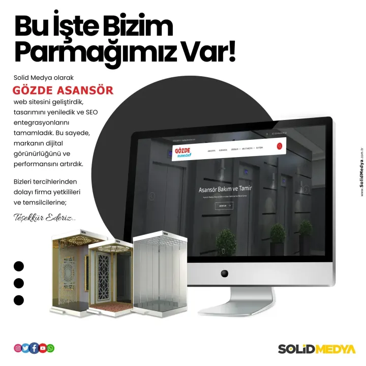 Gozdeasansor 1 — Web Tasarım Projesi | Solid Medya