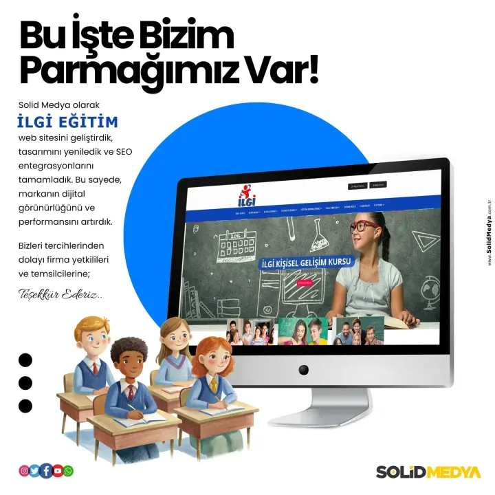 Ilgiegitim — Web Tasarım Projesi | Solid Medya