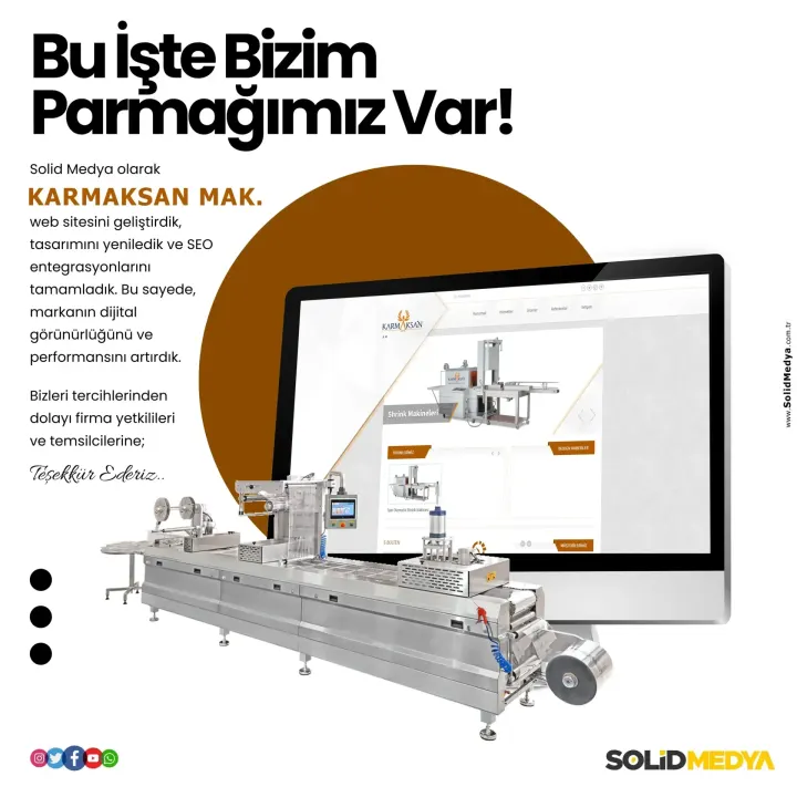 Karmaksanmakine — Web Tasarım Projesi | Solid Medya