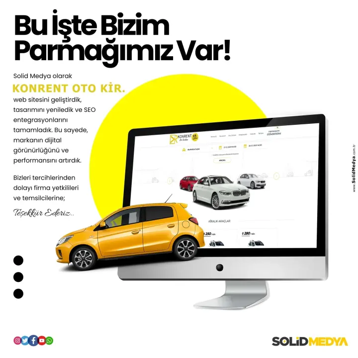 Konrentotokiralama — Web Tasarım Projesi | Solid Medya