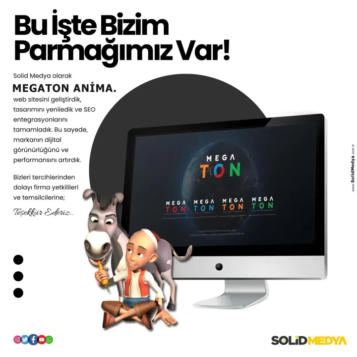 Megatonanimasyon — Web Tasarım Projesi | Solid Medya