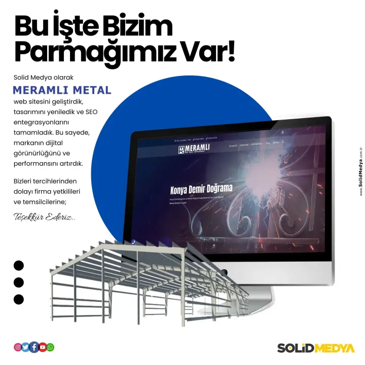 Meramlimetal 1 — Web Tasarım Projesi | Solid Medya