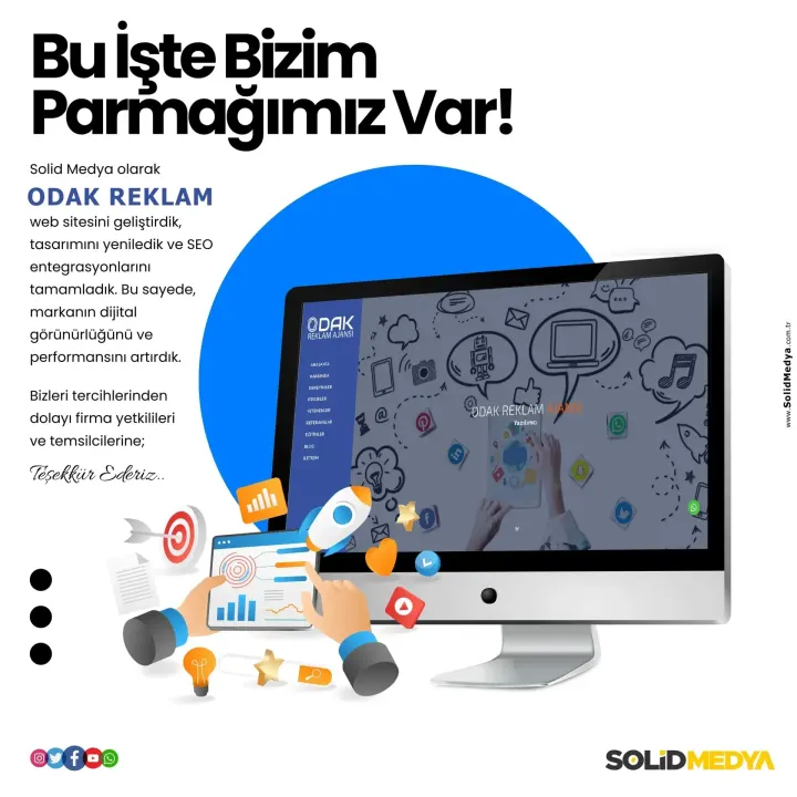 Odakreklamajansi — Web Tasarım Projesi | Solid Medya