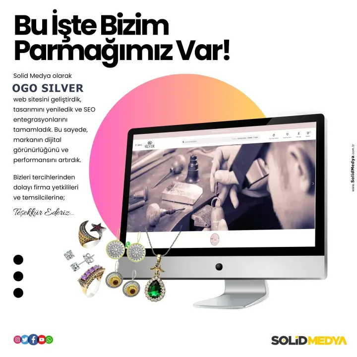 Ogosilver — Web Tasarım Projesi | Solid Medya