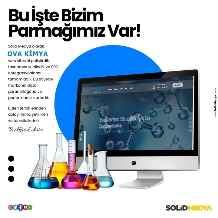 Ovakimya — Web Tasarım Projesi | Solid Medya