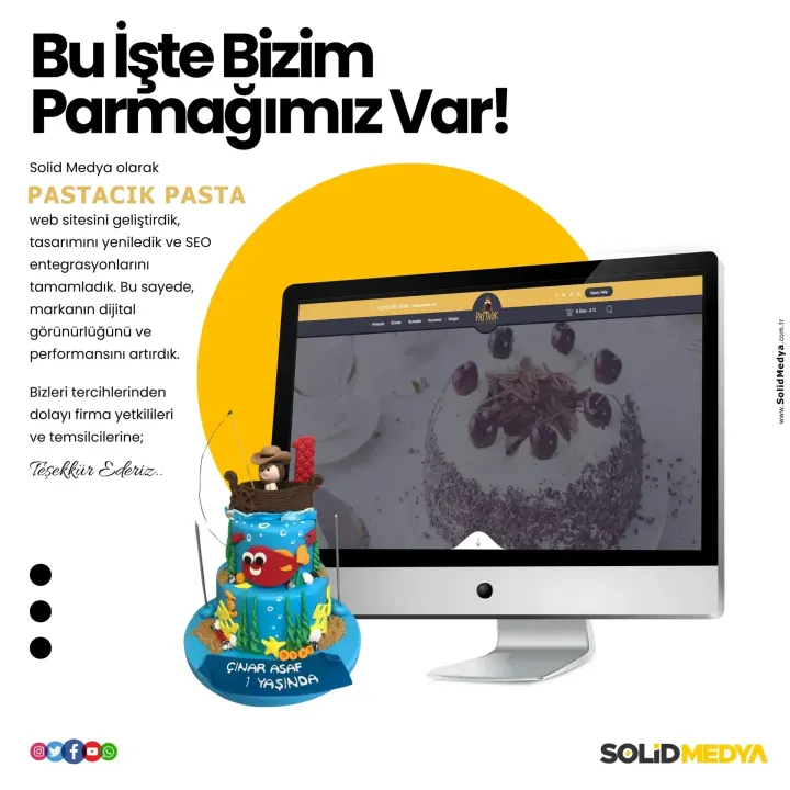 Pastacikpasta — Web Tasarım Projesi | Solid Medya