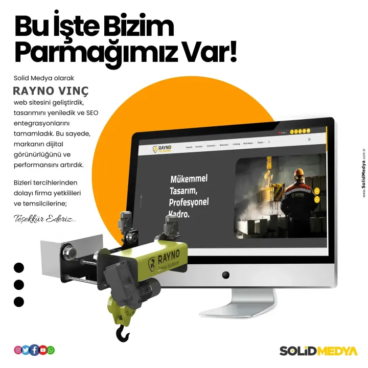 Raynovinc — Web Tasarım Projesi | Solid Medya