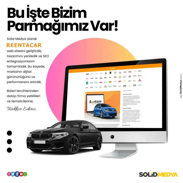 Reentacar — Web Tasarım Projesi | Solid Medya