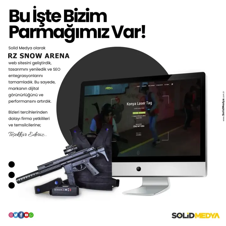 Rzsnowarena — Web Tasarım Projesi | Solid Medya