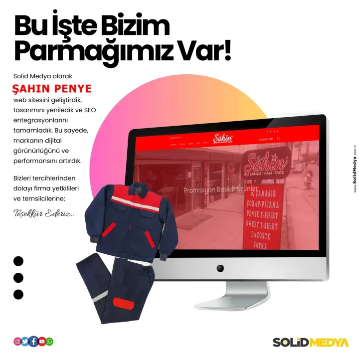 Sahinpenye — Web Tasarım Projesi | Solid Medya