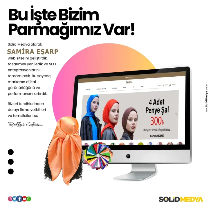 Samiraesarp 2 — Web Tasarım Projesi | Solid Medya