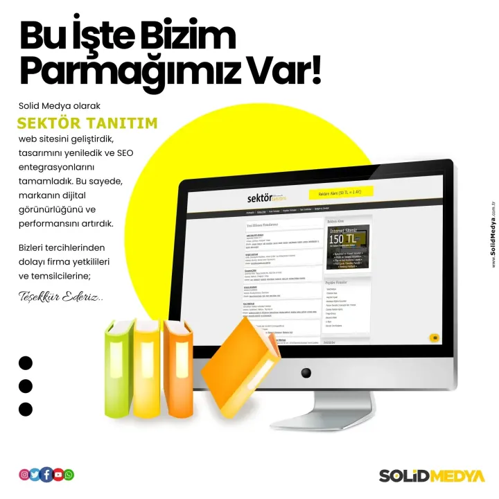 Sektortanitim 2 — Web Tasarım Projesi | Solid Medya