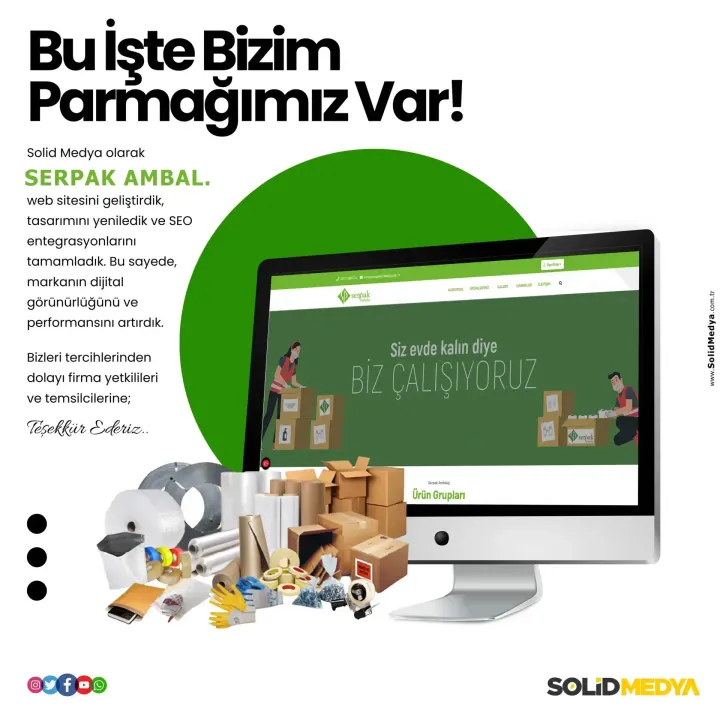 Serpakambalaj — Web Tasarım Projesi | Solid Medya